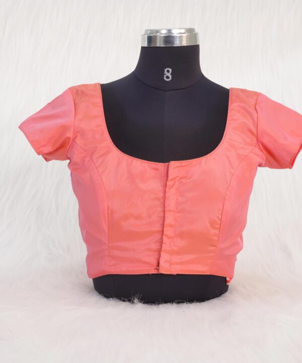 Coral Princess Cut Classic Saree Blouse